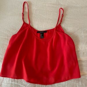 Coral Flowy Tank Top